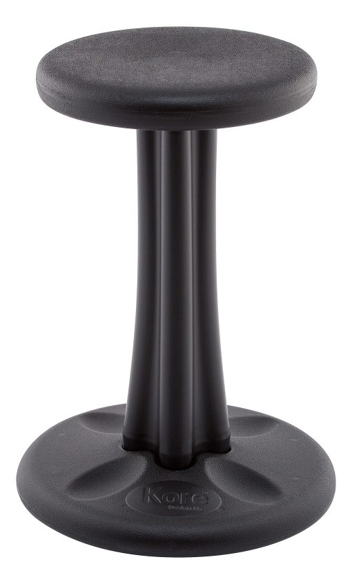 Kore Design™ Pre-Teen Wobble Chair 18.7", Black