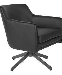Office Star™ Faux Leather Guest Chair, Black, FLH5974BKU6 2