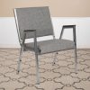 LumiSource Oregon High-Back Counter Stools, Vintage White/Espresso, Set Of 2 Stools 3