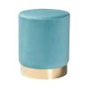Glamour Home Azura Fabric Counter-Height Stools With Backs, Gray/Walnut, Set Of 2 Stools 4
