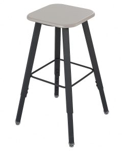 Safco® AlphaBetter® Stool, Beige/Black