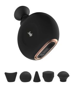 Sealy SL-HW-MA-108- BK Elite Percussion Compact Power Massage Gun, 9″H x 8″W x 3″D, Black 2