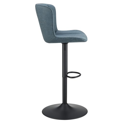 Office Star Kirkdale Adjustable Counter Height Stools, Navy, Set Of 2 Stools - Image 2