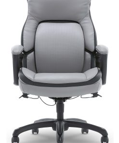 Shaquille O’Neal™ Amphion Ergonomic Bonded Leather High-Back Executive Office Chair, Gray 2