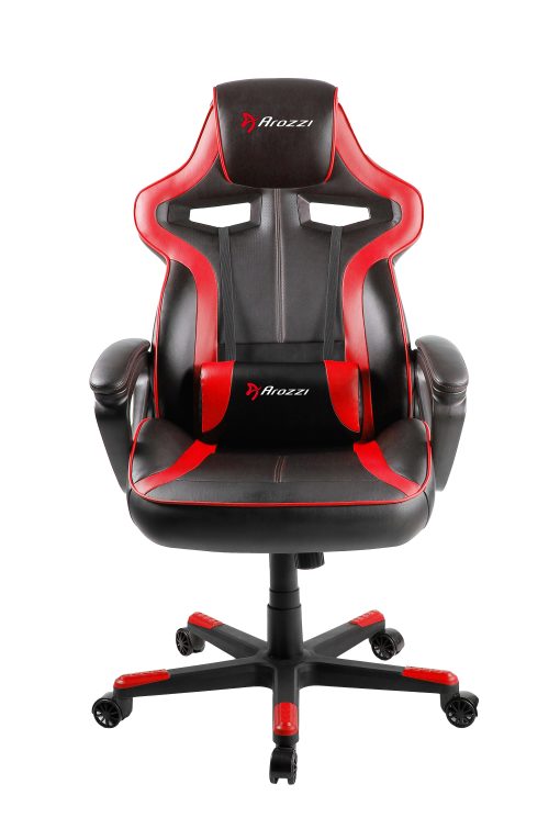 Arozzi Milano Enhanced Gaming Racing-Style Chair, Black/Red - Image 2