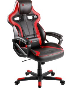 Arozzi Milano Enhanced Gaming Racing-Style Chair, Black/Red