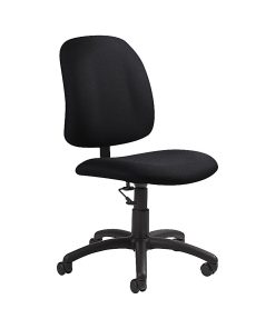 Global® Goal Low-Back Task Chair, 39″H x 20 1/2″W x 24 1/2″D, Ebony/Black 2
