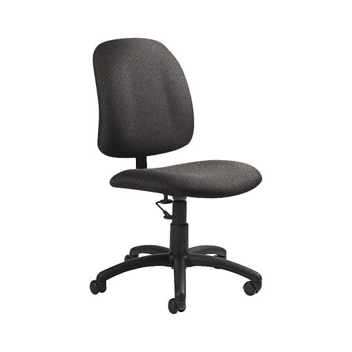Global® Goal Low-Back Task Chair, 39"H x 20 1/2"W x 24 1/2"D, Slate/Black - Image 2