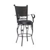 Linon Triena Faux Leather Folding Chairs, Dark Brown/Espresso, Set Of 2 Chairs 4