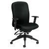 WorkPro® 9500XL Series Big & Tall Ergonomic Mesh/Premium Fabric Mid-Back Chair, Black/Burgundy, BIFMA Compliant 4