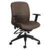 Global® Aspen Fabric High-Back Chair, Charcoal/Black 4