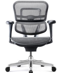 WorkPro 12000 V2 Series Ergonomic Mesh Mid-Back Manager Chair, Black