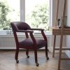Flash Furniture HERCULES Vinyl Curved Triple-Braced Folding Chair, Black 3