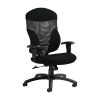 ALPHA HOME Ergonomic Mesh Mid-Back Office Task Chair With Padded Armrests, White 4