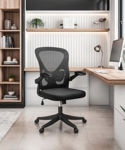 Techni Mobili Ergonomic Mesh High-Back Task Chair, Black 2