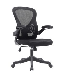 Techni Mobili Ergonomic Mesh High-Back Task Chair, Black