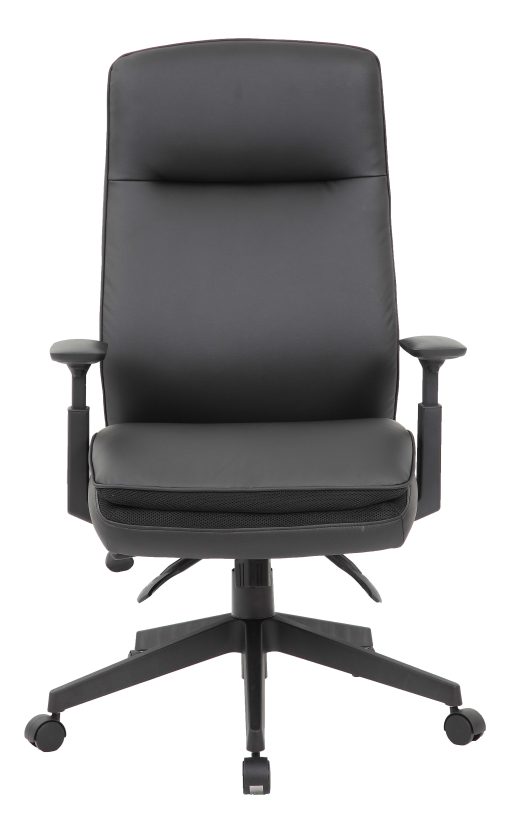 Boss Office Products Caressoft Executive Ergonomic High-Back Chair, Black - Image 2