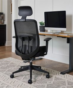 HON Altern Task Chair – Fabric, Foam Seat Material – Mesh Back Material – Black Frame Color – Mid Back – Black – Armrest – 1 Each 2