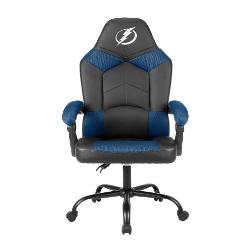 Imperial NHL Adjustable Oversized Vinyl High-Back Office Task Chair, Tampa Bay Lightening - Image 2