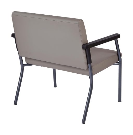 Office Star™ Worksmart® 29" Bariatric Big & Tall Guest Chair, Stratus/Gunmetal Gray - Image 2