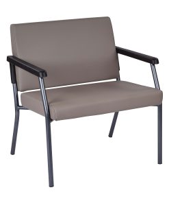 Office Star™ Worksmart® 29" Bariatric Big & Tall Guest Chair, Stratus/Gunmetal Gray