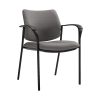 Flash Furniture Lyla Commercial Modern Armless Counter Stools, Black LeatherSoft, Set Of 2 Stools 4