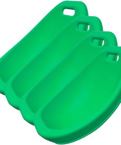 Kore Design™ Scoop Rocker Stackable Chairs, Green, Set Of 4 Chairs 2