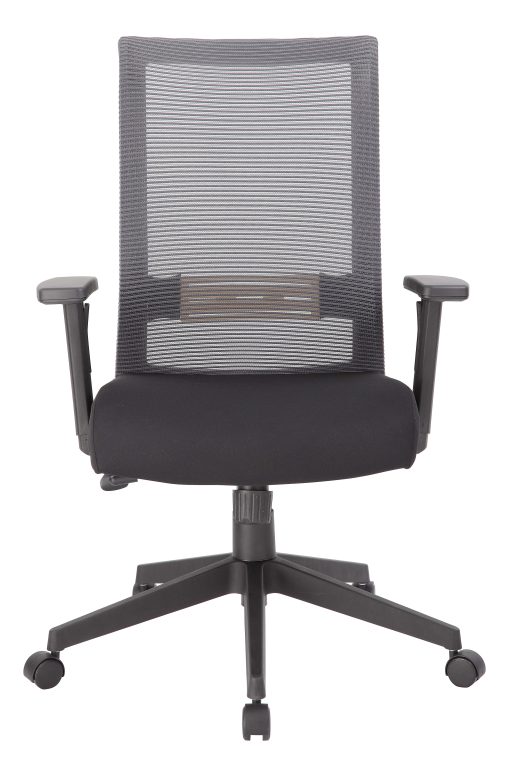 Boss Office Products Horizontal Mesh Back Task Chair, Gray/Black - Image 2