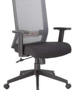 Boss Office Products Horizontal Mesh Back Task Chair, Gray/Black