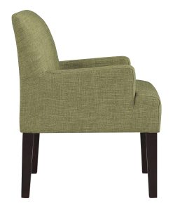Office Star Main Street Guest Accent Chair, Green/Brown 2