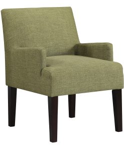 Office Star Main Street Guest Accent Chair, Green/Brown