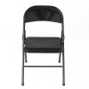 Glamour Home Belisario Faux Leather Bar Stools With Backs, Black, Set Of 2 Stools 3