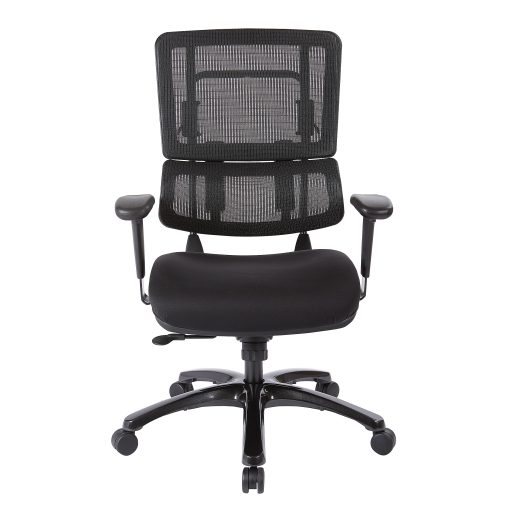 Office Star Pro Line II Pro X996 Vertical Mesh High Back Chair, Black - Image 2