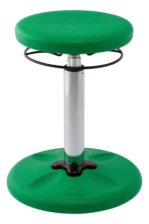 Kore Kids Adjustable Wobble Chair, 15-1/2" to 21-1/2"H, Green