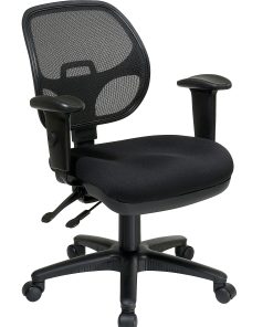 Office Star™ Pro-LineII Mid-Back Ergonomic Task Chair, Black