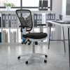 Click365 Transform 1.0 Ergonomic Bonded Leather Mid-Back Manager Office Chair, Cognac 4