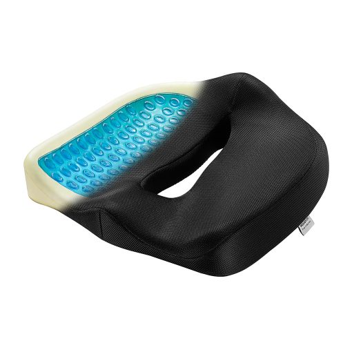 Mount-It! Ergo Collection Premium Comfort Seat Cushion, 15”H x 17-3/4”W x 5-1/8”D, Black - Image 2