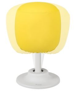 Kore Design™ Kids Adjustable Pivot Stool, Yellow/White, KDAP2524WK 2