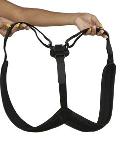 Mind Reader Back Posture Corrector, 11.5″H x 4.25″W x 14″D, Black 2