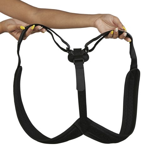 Mind Reader Back Posture Corrector, 11.5"H x 4.25"W x 14"D, Black - Image 2