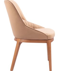 Zuo Ayr Dining Accent Chairs, Tan, Set Of 2 Chairs 2