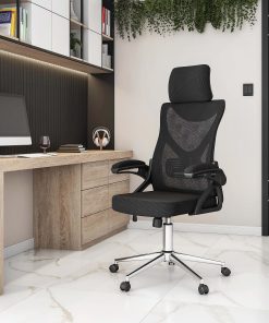 Techni Mobili Ergonomic Mesh High-Back Executive Office Chair, Black 2