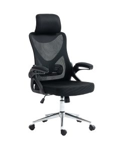 Techni Mobili Ergonomic Mesh High-Back Executive Office Chair, Black