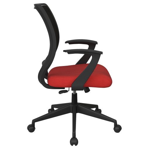 Office Star™ Work Smart Mesh Task Chair, Red/Black - Image 2