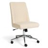 Realspace™ Fabric Footrest, 10″H x 22″W x 12″D, Cream 4