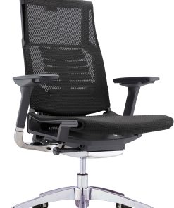 Raynor® Powerfit Ergonomic Mesh High-Back Executive Office Chair, Black