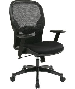 Office Star™ Professional Matrex® Mesh Chair, 46 1/4″H x 27 1/4″W x 25 3/4″D, Black/Gunmetal 2