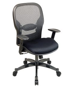 Office Star™ Professional Matrex® Mesh Chair, 46 1/4"H x 27 1/4"W x 25 3/4"D, Black/Gunmetal