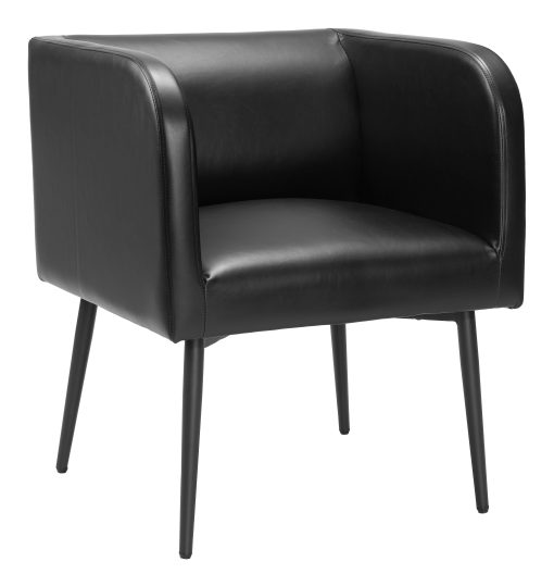 Zuo Horbat Dining Accent Chair, Black