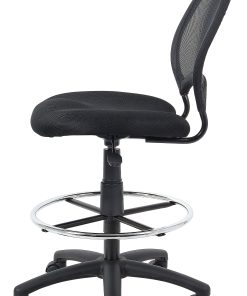 Boss Office Products Mesh Drafting Stool, Black 2